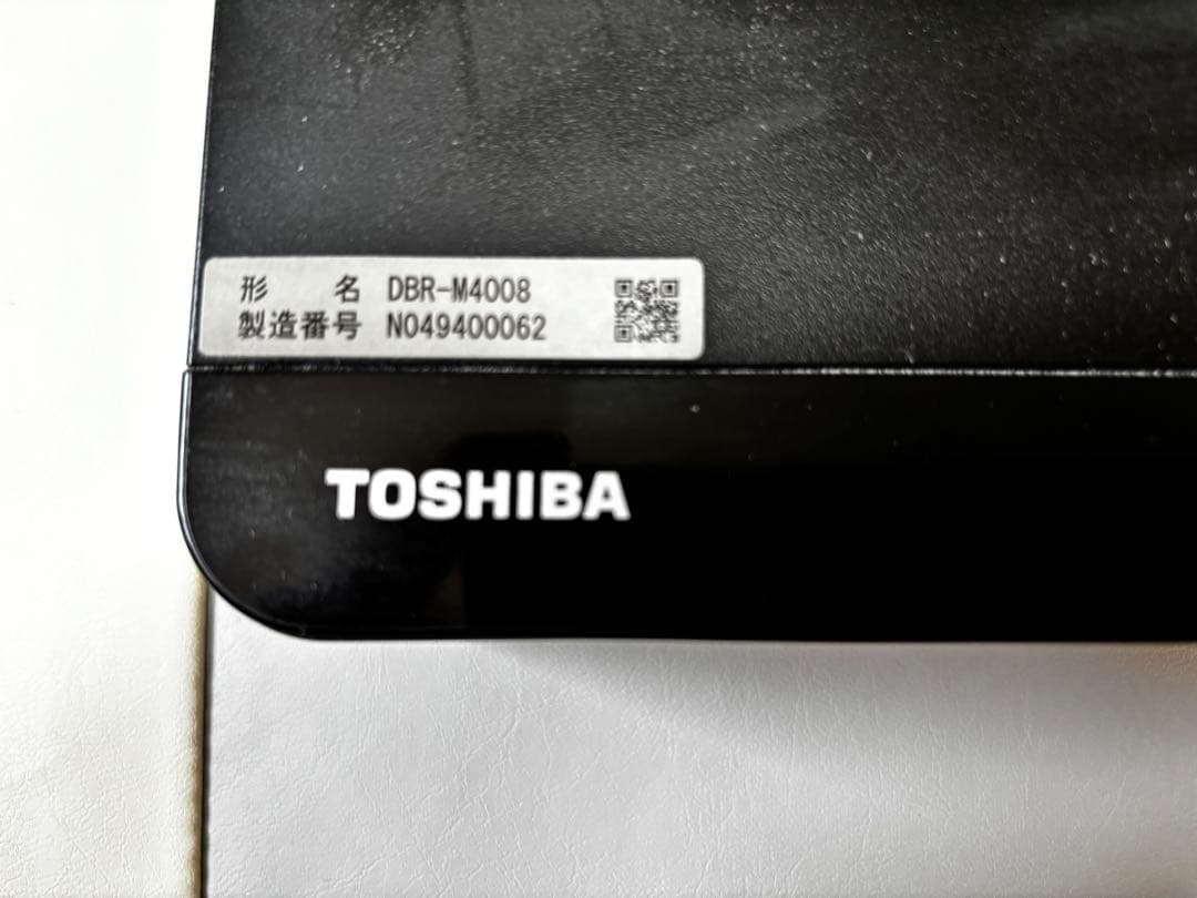 【ジャンク】TOSHIBA / 東芝 REGZAタイムシフト DBR-M4008