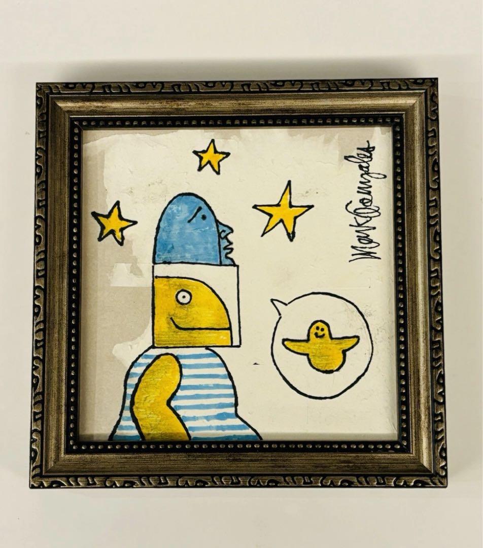 mark gonzales マークゴンザレス 原画 アート 額入　gonz