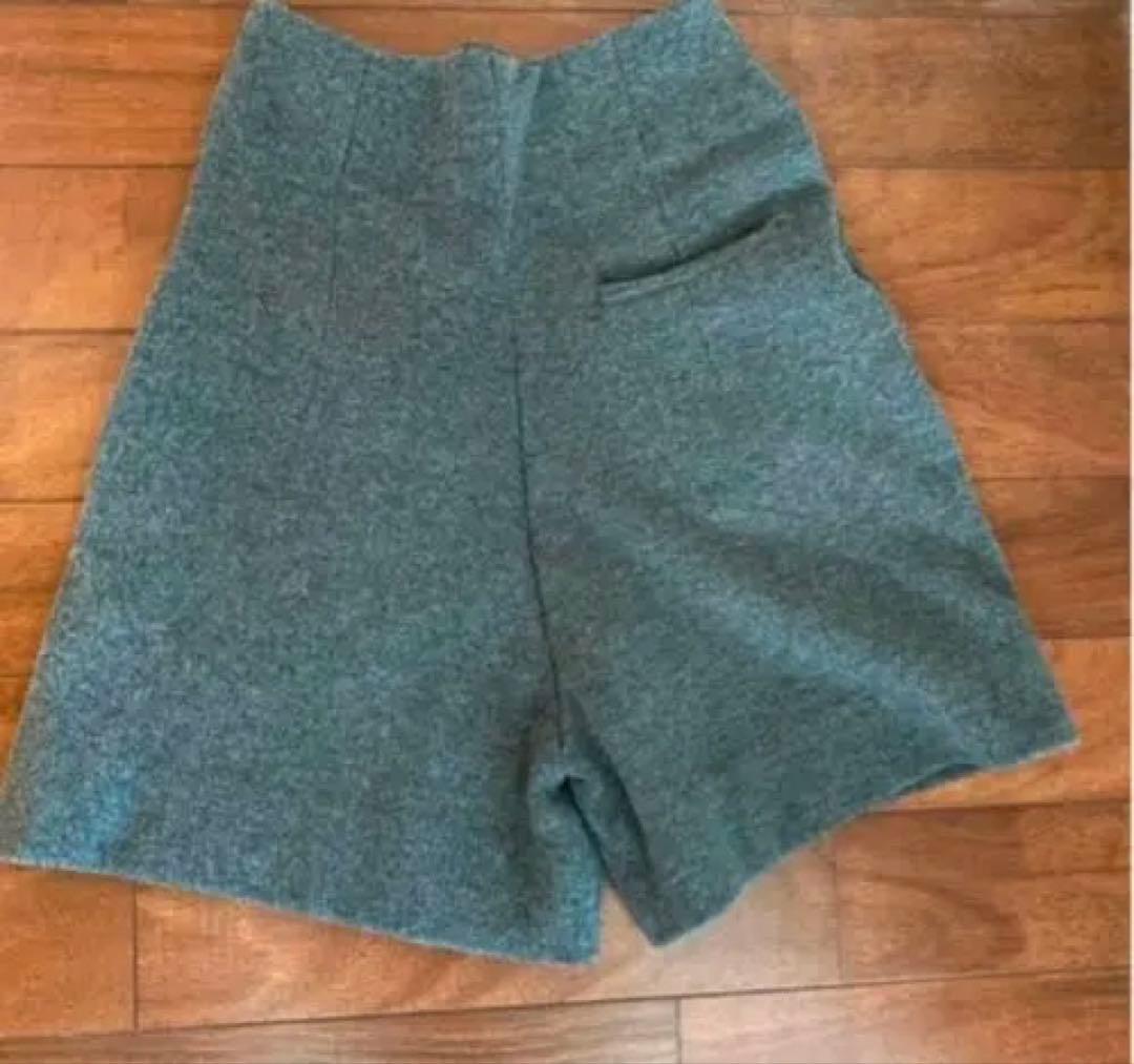 マディソンブルーニットショートパンツハイウエスト