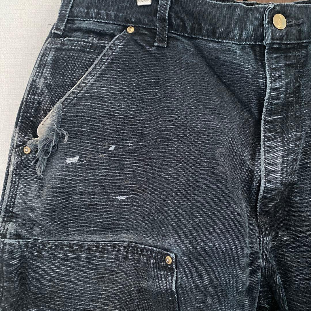 極上フェード　Carhartt ブラックダック　ダブルニーショーツ