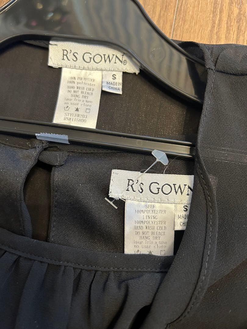 ゆきたんさん専用　R'S GOWN ブラックロングドレス　マザーズドレス