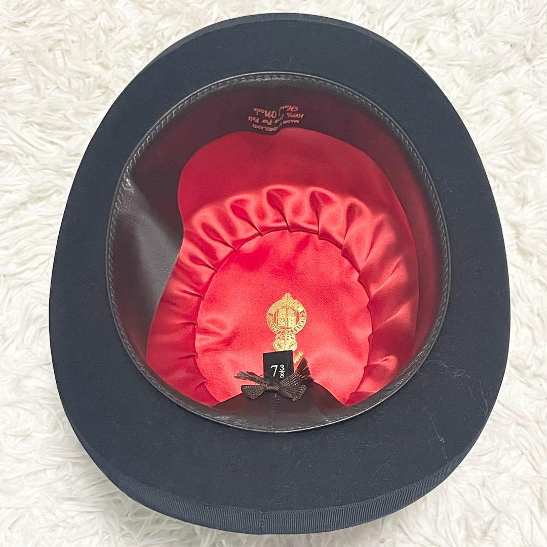 【極美品】クリスティーズロンドン ボーラーハット Fine Fur Felt