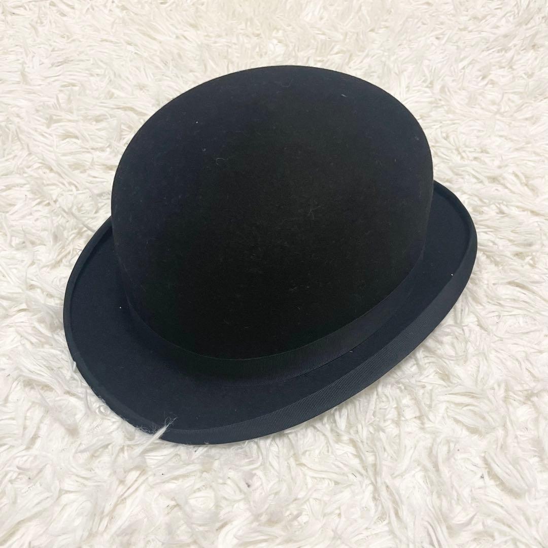 【極美品】クリスティーズロンドン ボーラーハット Fine Fur Felt