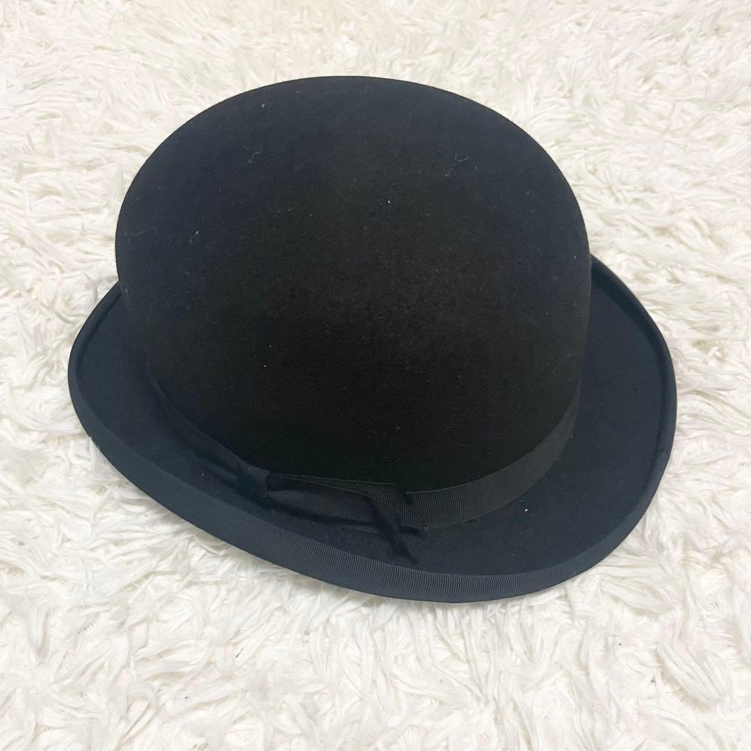 【極美品】クリスティーズロンドン ボーラーハット Fine Fur Felt