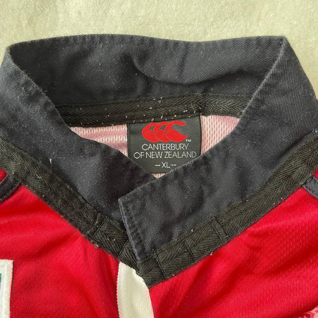 激レア希少RUGBY WORLD CUP 2003 日本代表ラガーシャツXL 赤