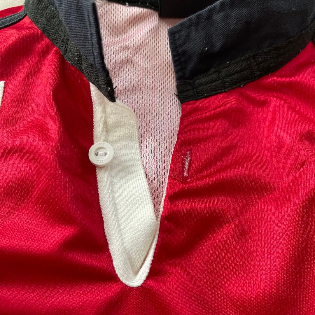 激レア希少RUGBY WORLD CUP 2003 日本代表ラガーシャツXL 赤