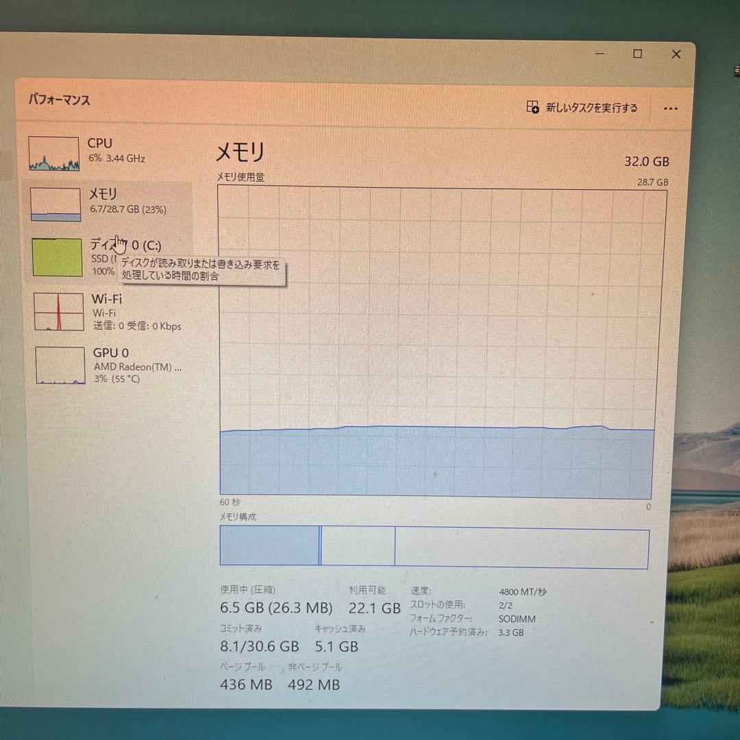 GMKtec ミニPC Ryzen7 7735HS 32GB
