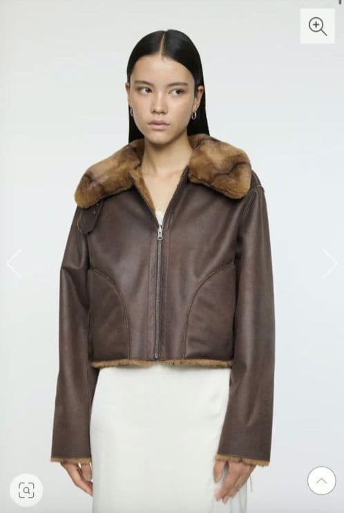 MOUSSYマウジー REVERFAUX リバーシブルファーコート