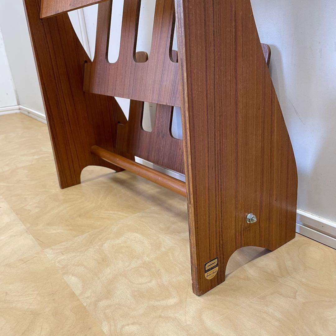 希少 ビンテージ サイトーウッド スリッパラック 6足 チーク材 北欧スタイル