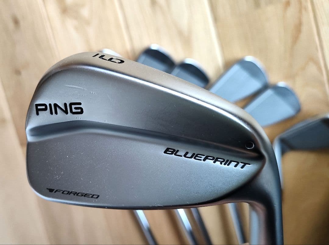 【ふーぷすたー】ガラスコーティング済　pingアイアン4-9，ウエッジ