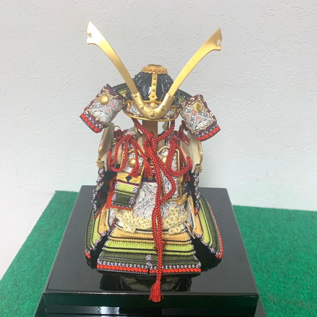 コンパクト　久月　萌黄裾濃威　1／6号　五月人形　卓上　ミニ　五月人形