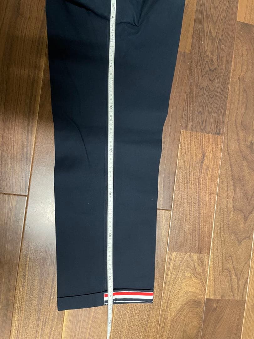 Thom Browne ネイビー トリコロール チノパン