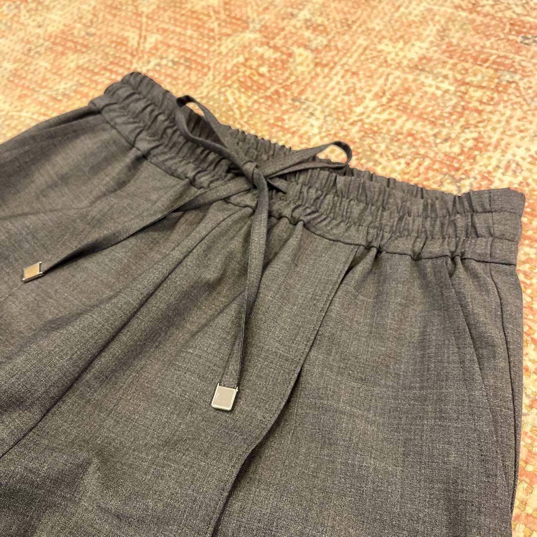 OHGA　オーガ　MODEL PANTS　モデルパンツ　センタープレス　グレー