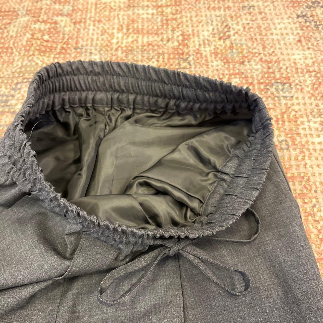 OHGA　オーガ　MODEL PANTS　モデルパンツ　センタープレス　グレー