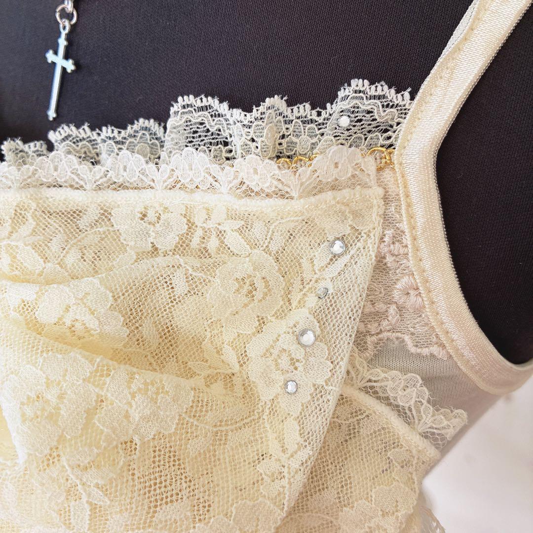 y2k axes femme ビッグリボン キャミ　ウィッシュコア　バレエコア