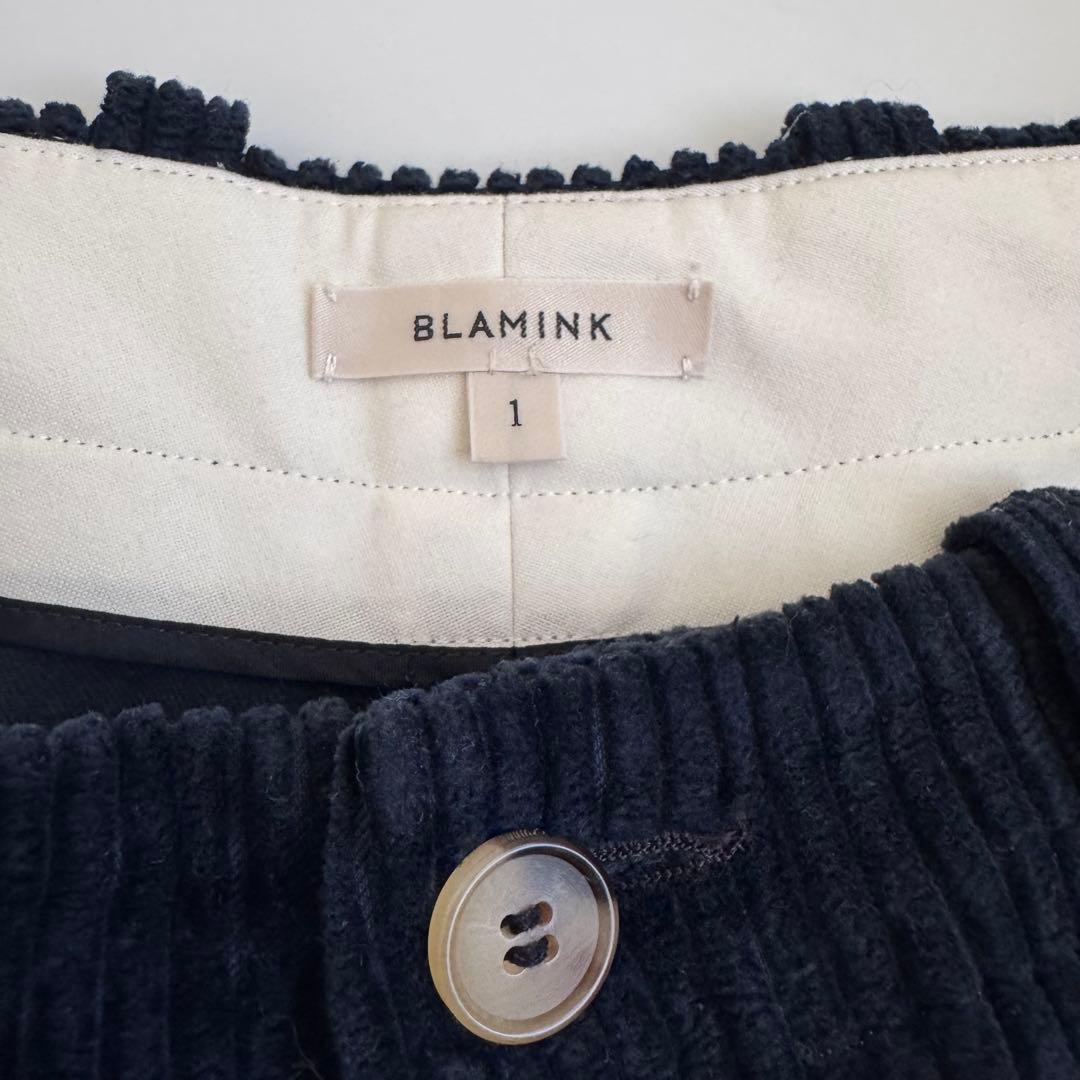 2023awブラミンク定番コーデュロイパンツ ネイビー BLAMINK