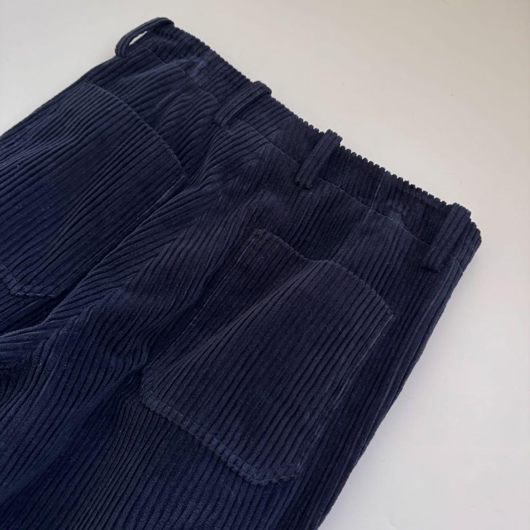 2023awブラミンク定番コーデュロイパンツ ネイビー BLAMINK
