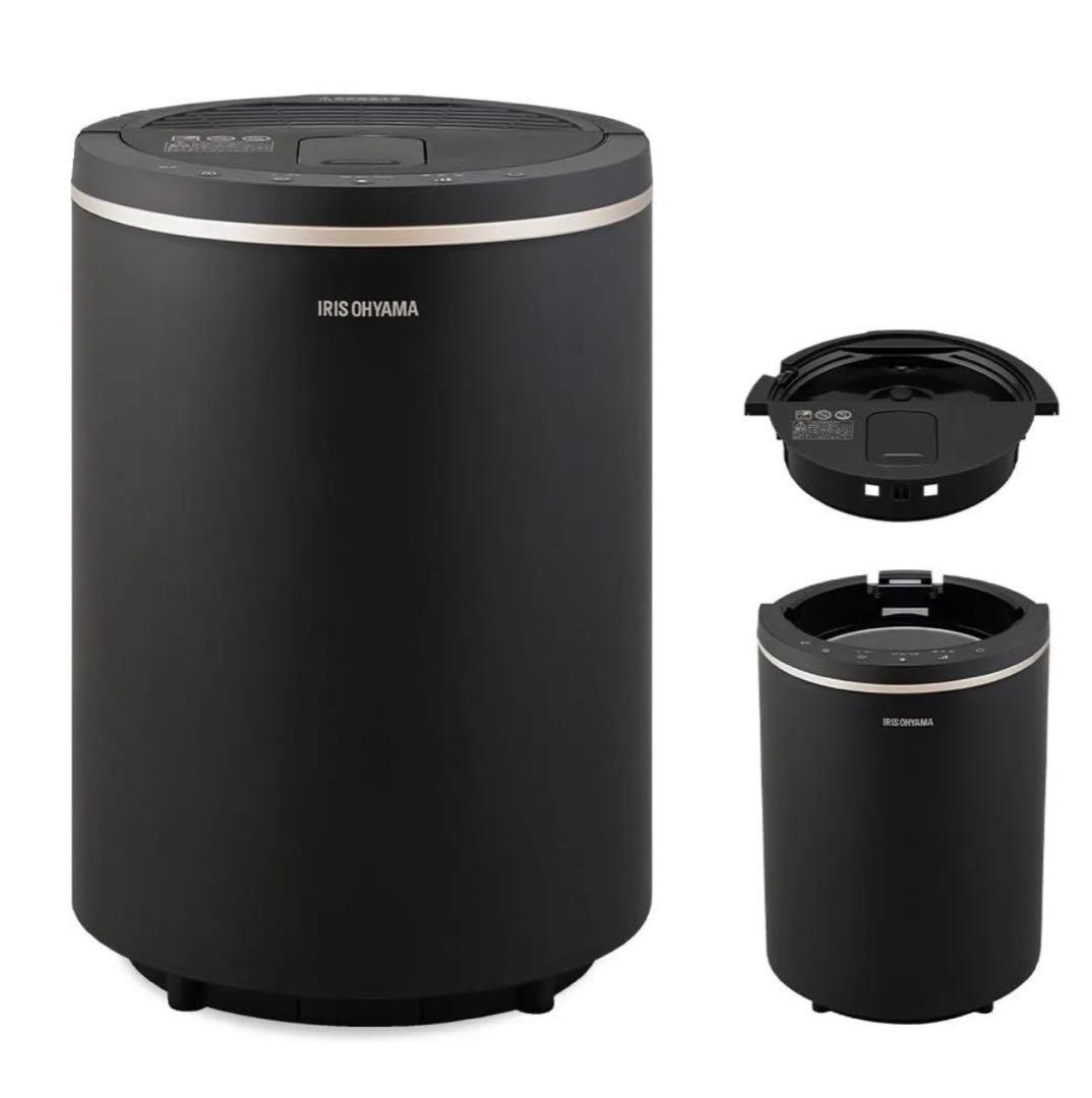 【新品未使用】アイリスオーヤマ スチーム加湿器 AZHM-MH60-B ブラック