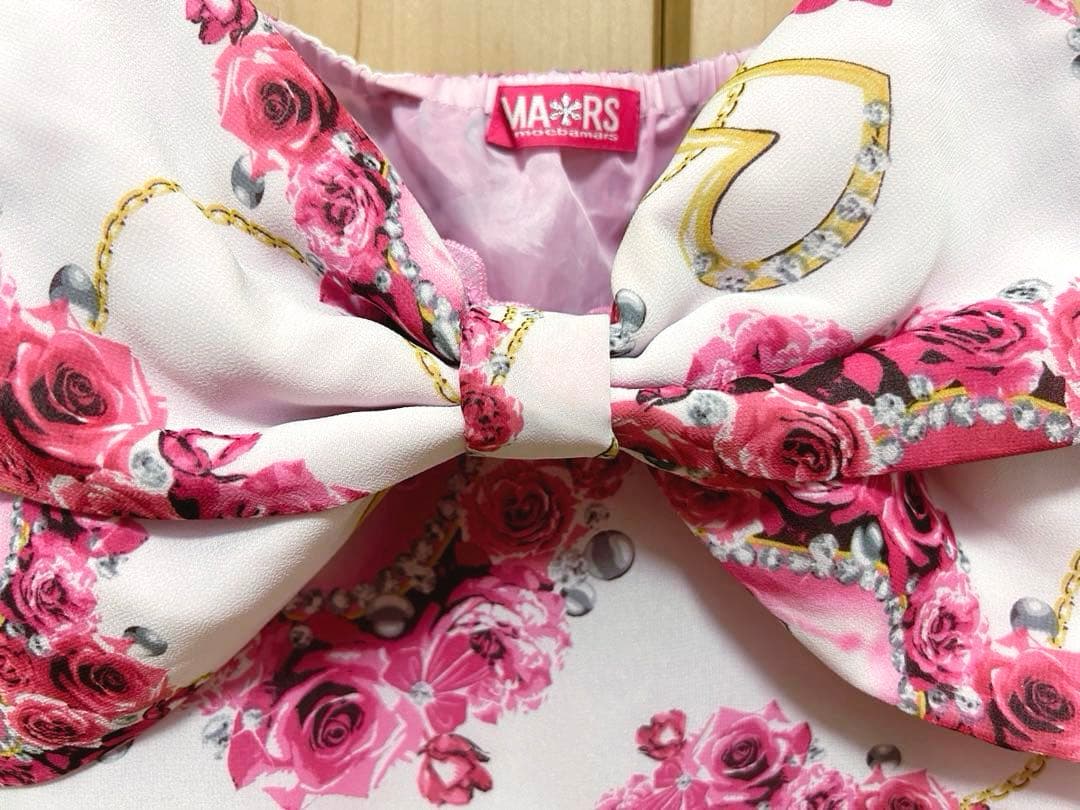 MARS♡マリーアントワネット柄♡ハートローズバラ柄♡胸元リボン♡キャミトップス