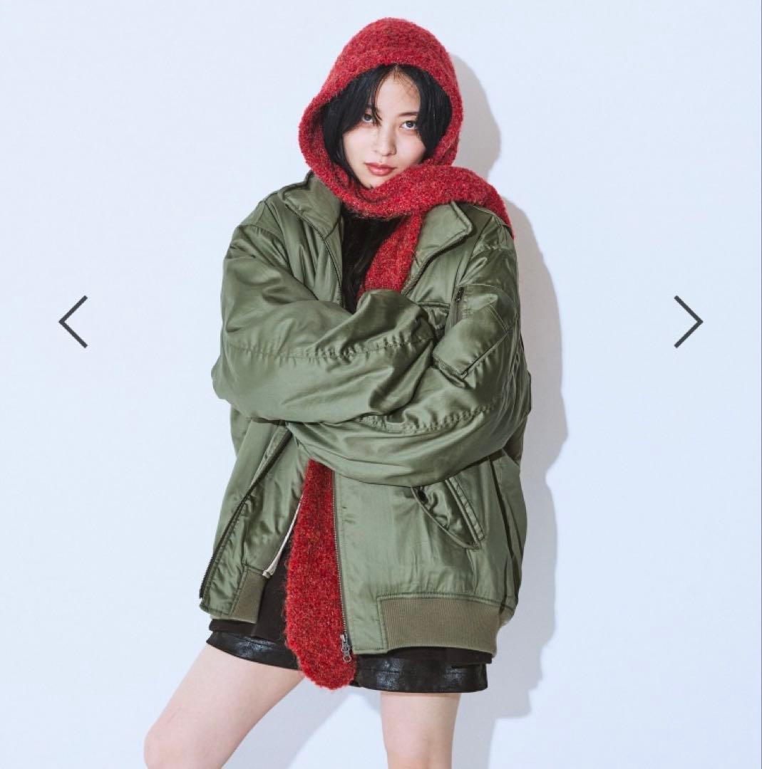 【最終値下げ】新品タグ付き JEANASIS Army BIGブルゾン カーキ