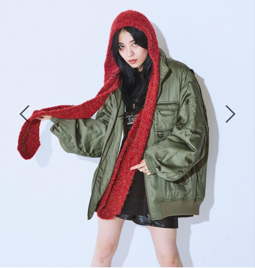 【最終値下げ】新品タグ付き JEANASIS Army BIGブルゾン カーキ