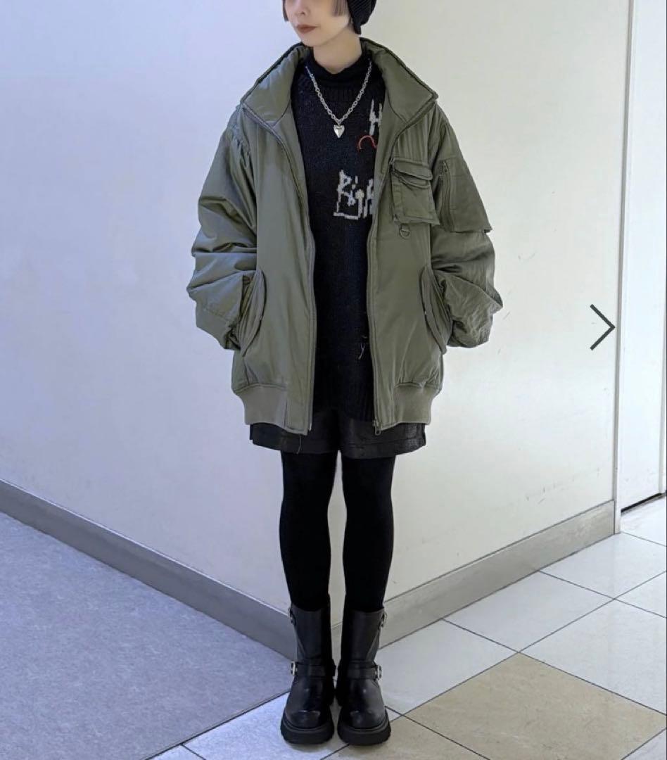 【最終値下げ】新品タグ付き JEANASIS Army BIGブルゾン カーキ