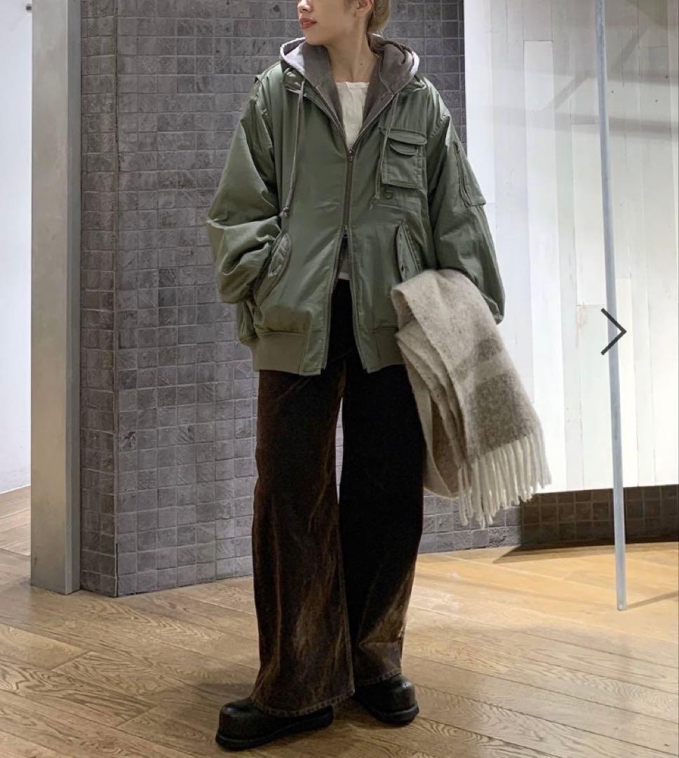 【最終値下げ】新品タグ付き JEANASIS Army BIGブルゾン カーキ