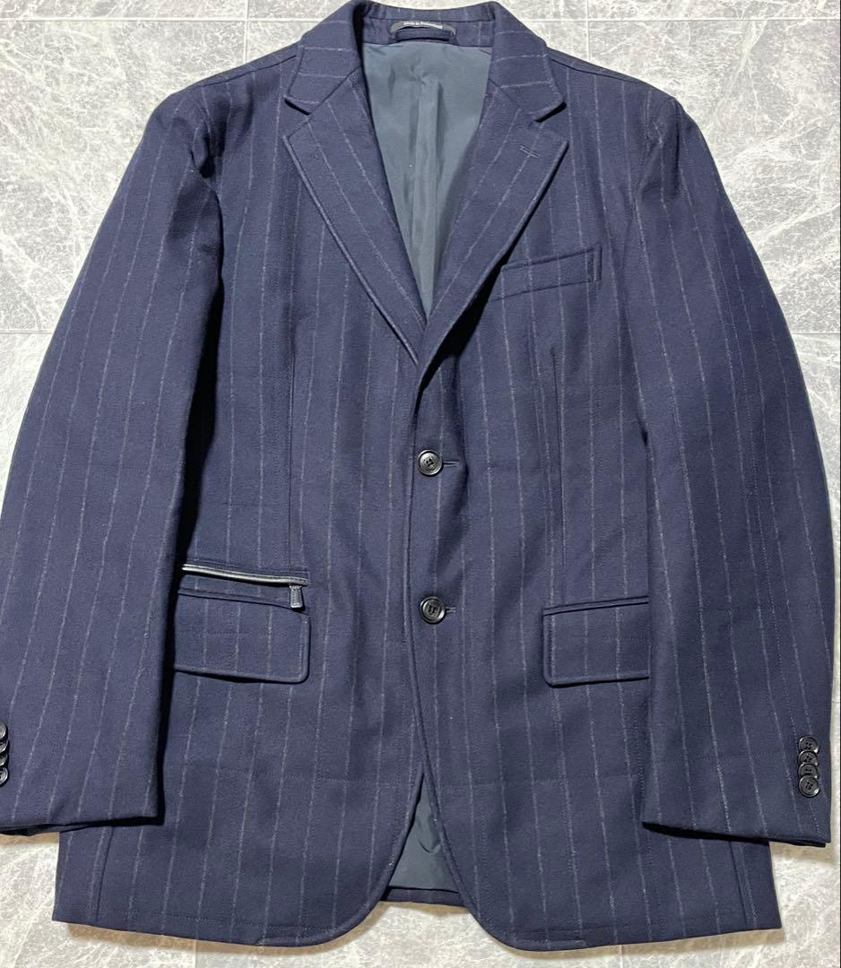 ZEGNA Elements Trofeo ゼニア 防水 カシミヤ レザー 中綿