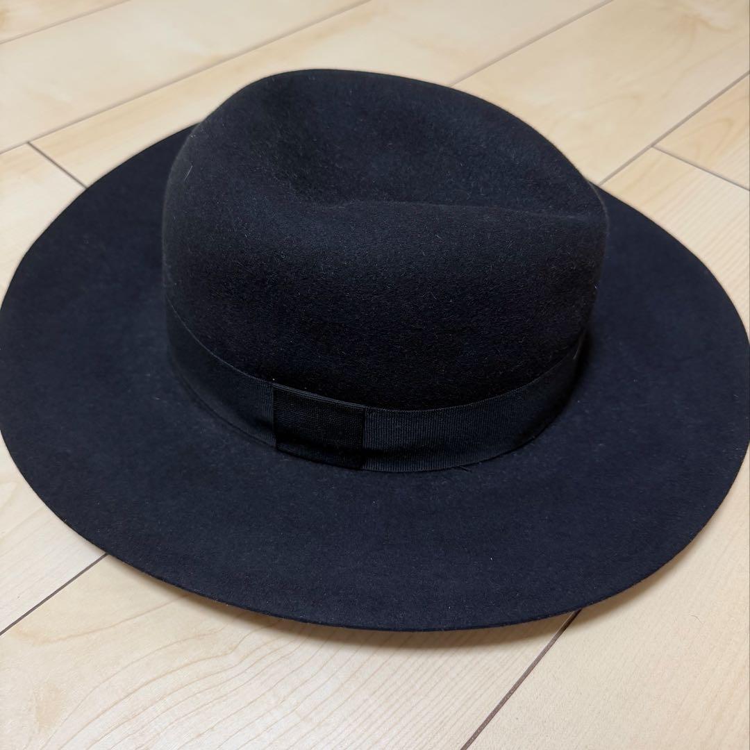 HERMÈS MOTSCH フェルトハット（中折れ／オープンクラウン 2WAY）