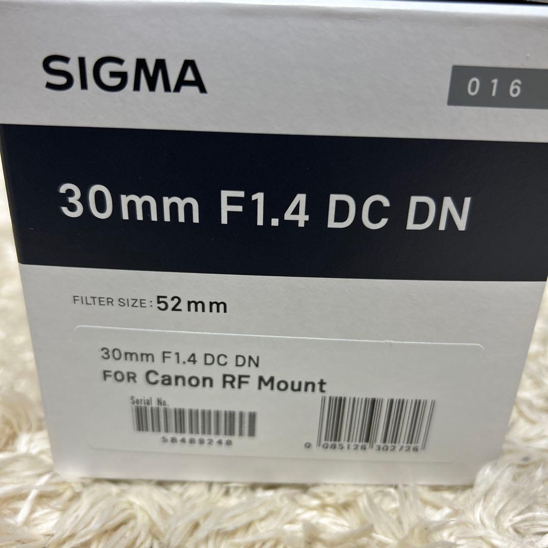 Sigmaレンズ 30mm F1.4 DC DN キヤノン RFマウント