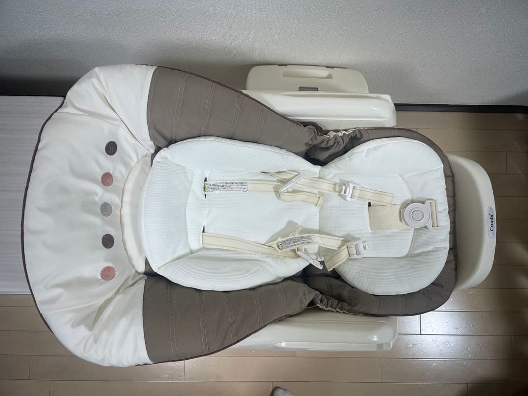 値下げしました☆Combi ネムリラ 電動 ハイローチェア ココアブラウン