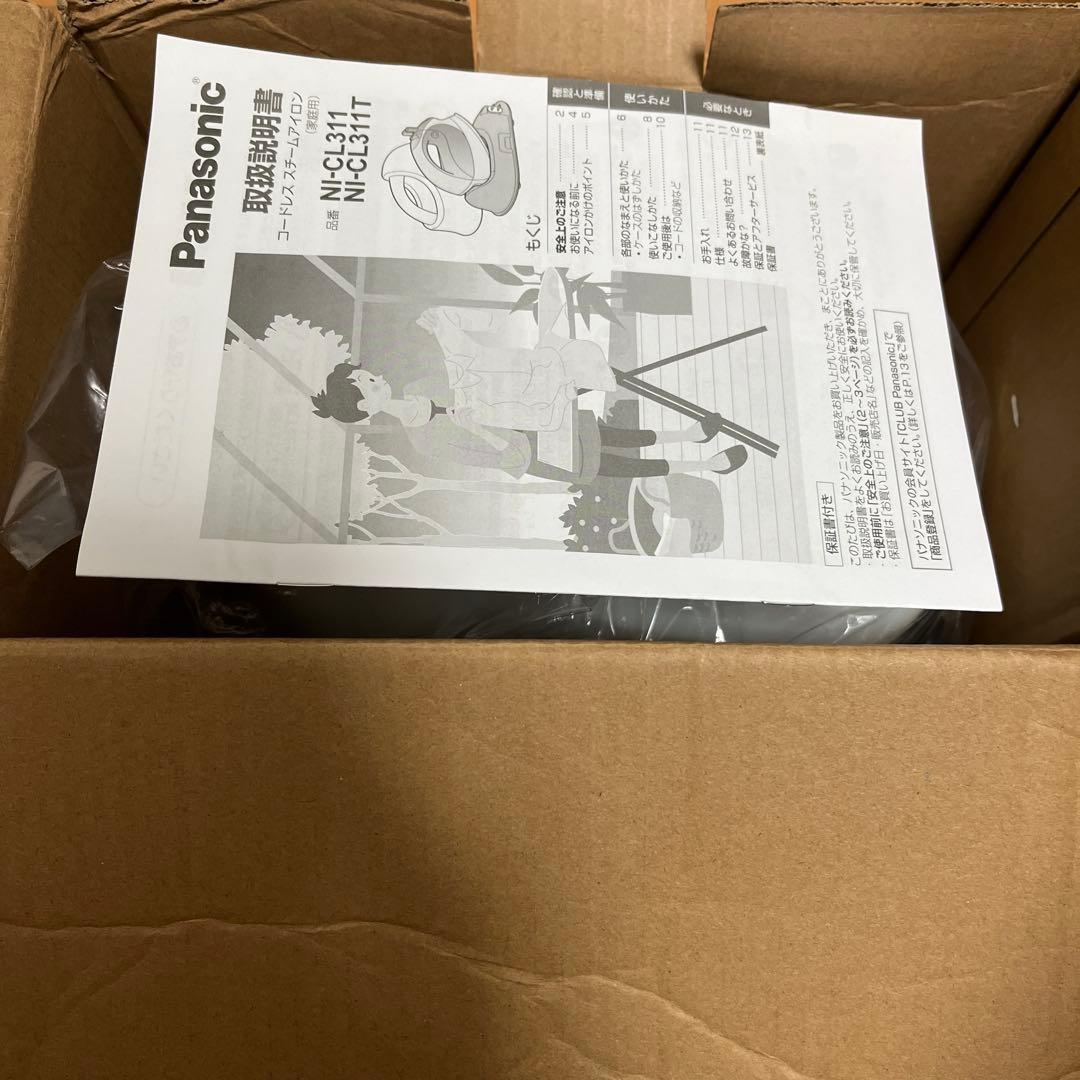 パナソニック コードレス スチーム アイロン カルル NI-CL311T-AH
