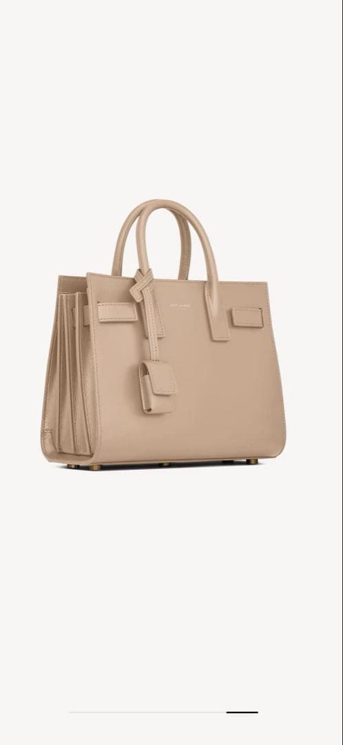 SAINT LAURENTサック・ド・ジュール　Babyレザートートバッグ