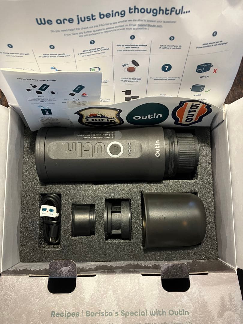 【即日発送】Outin nanoポータブルエスプレッソマシン