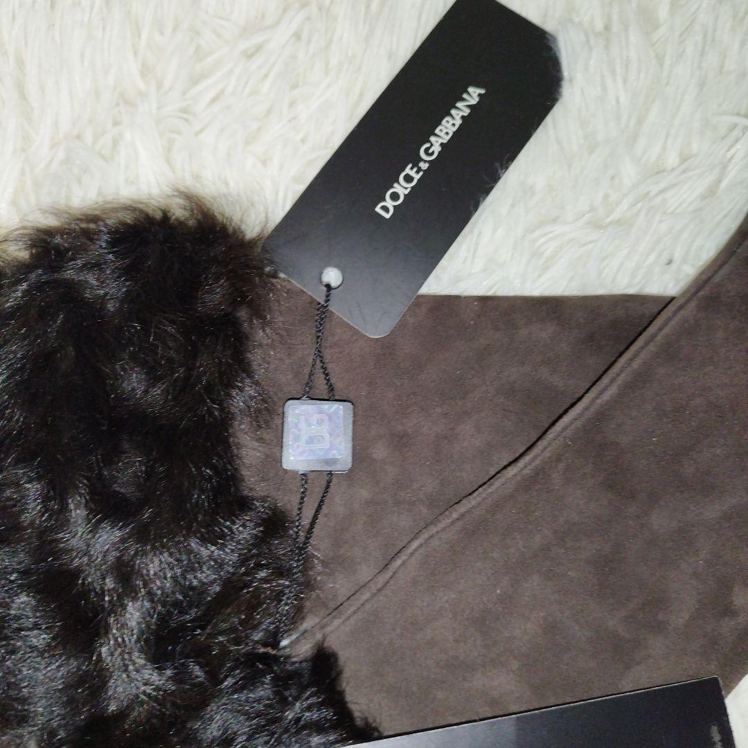 新品タグ付！DOLCE & GABBANA ブラウン手袋