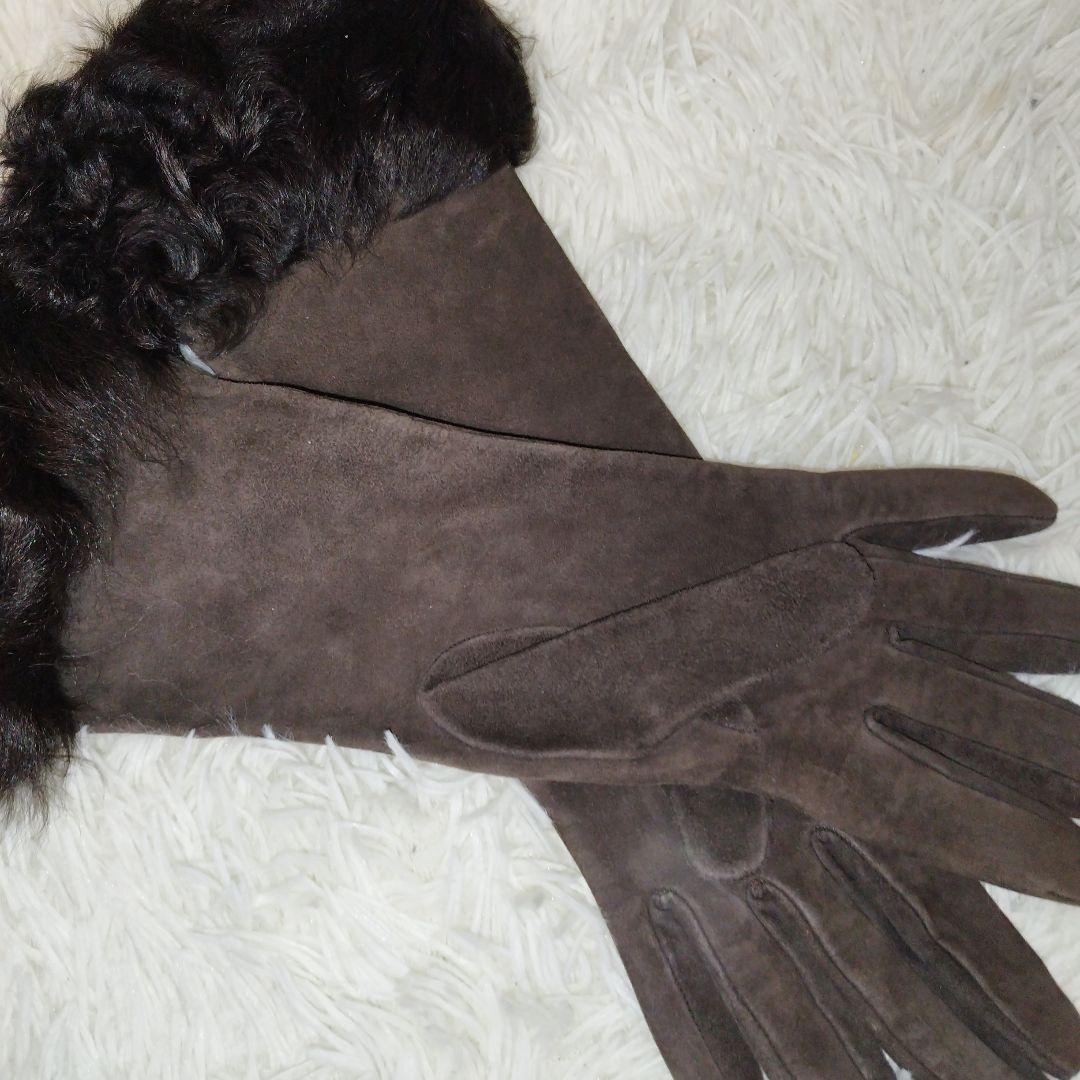 新品タグ付！DOLCE & GABBANA ブラウン手袋