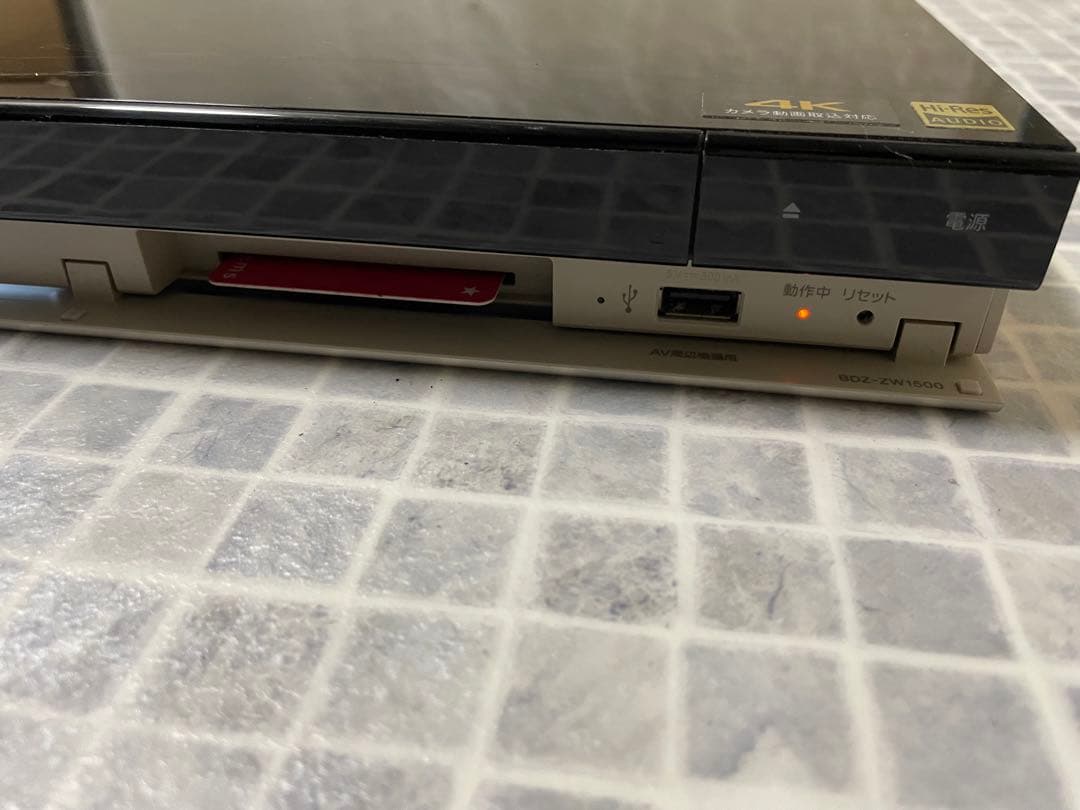 Sony BDZ-ZW1500 ブルーレイレコーダー 動作品