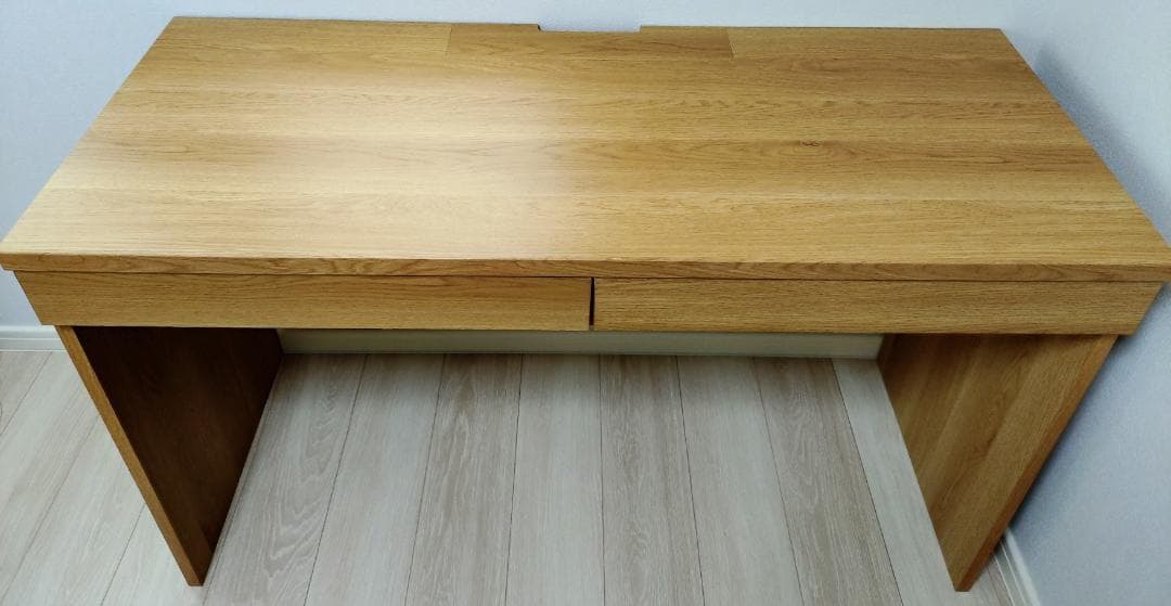引き出し付きパソコンデスク 幅120センチ 奥行50センチ 完成品