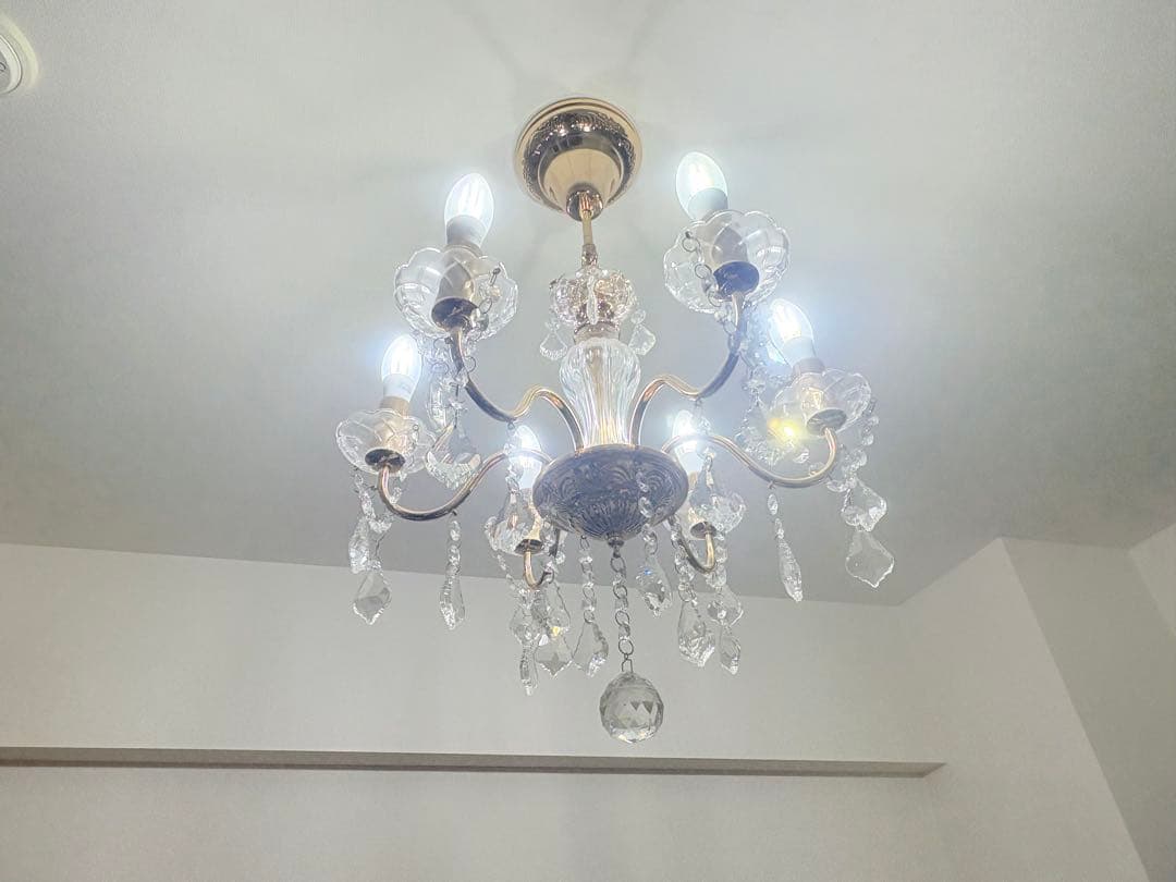 ★*い様 Francfranc シャンデリア ゴールド 6灯　LED