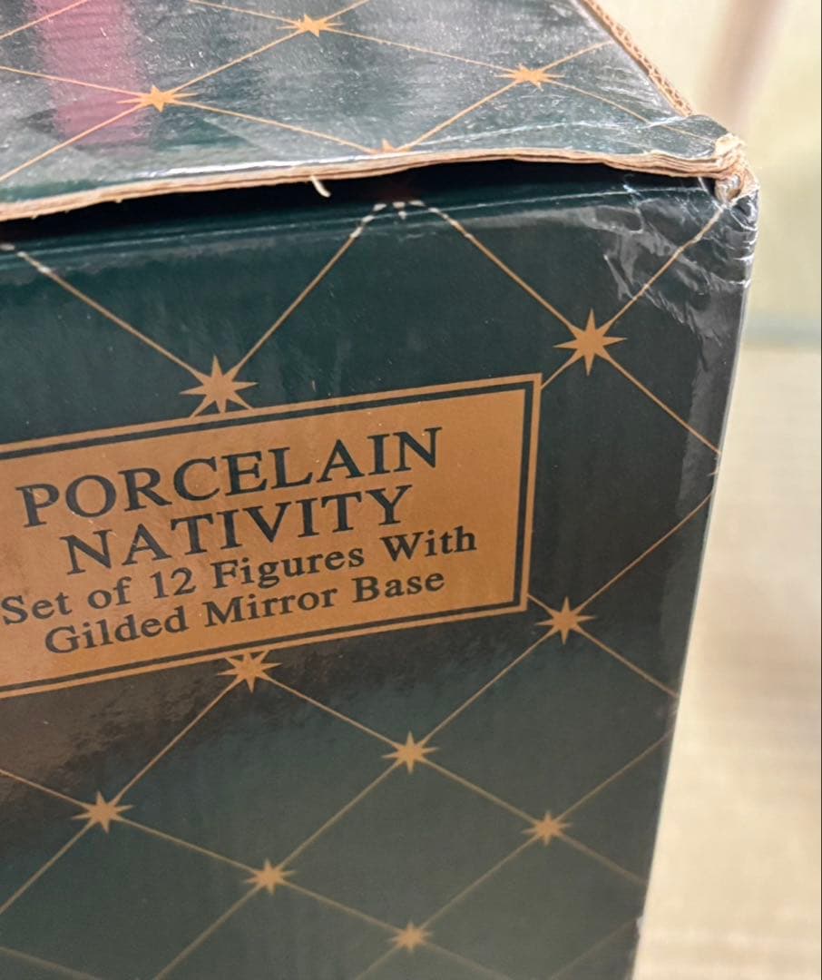  for the Holidays キリスト生誕磁器製ナティビティセット