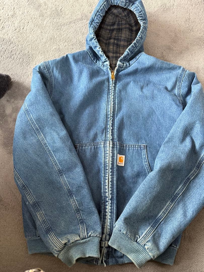 カーハート　デニムアクティブジャケット　carhartt アクティブジャケット