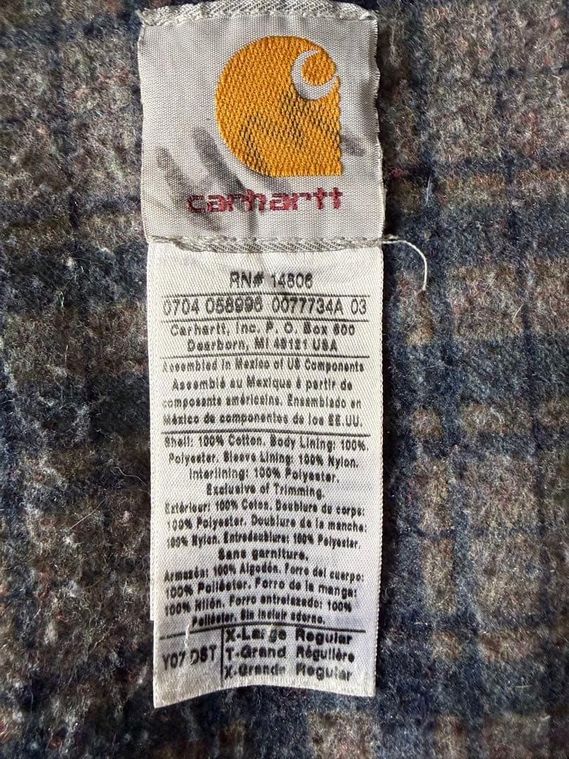 カーハート　デニムアクティブジャケット　carhartt アクティブジャケット