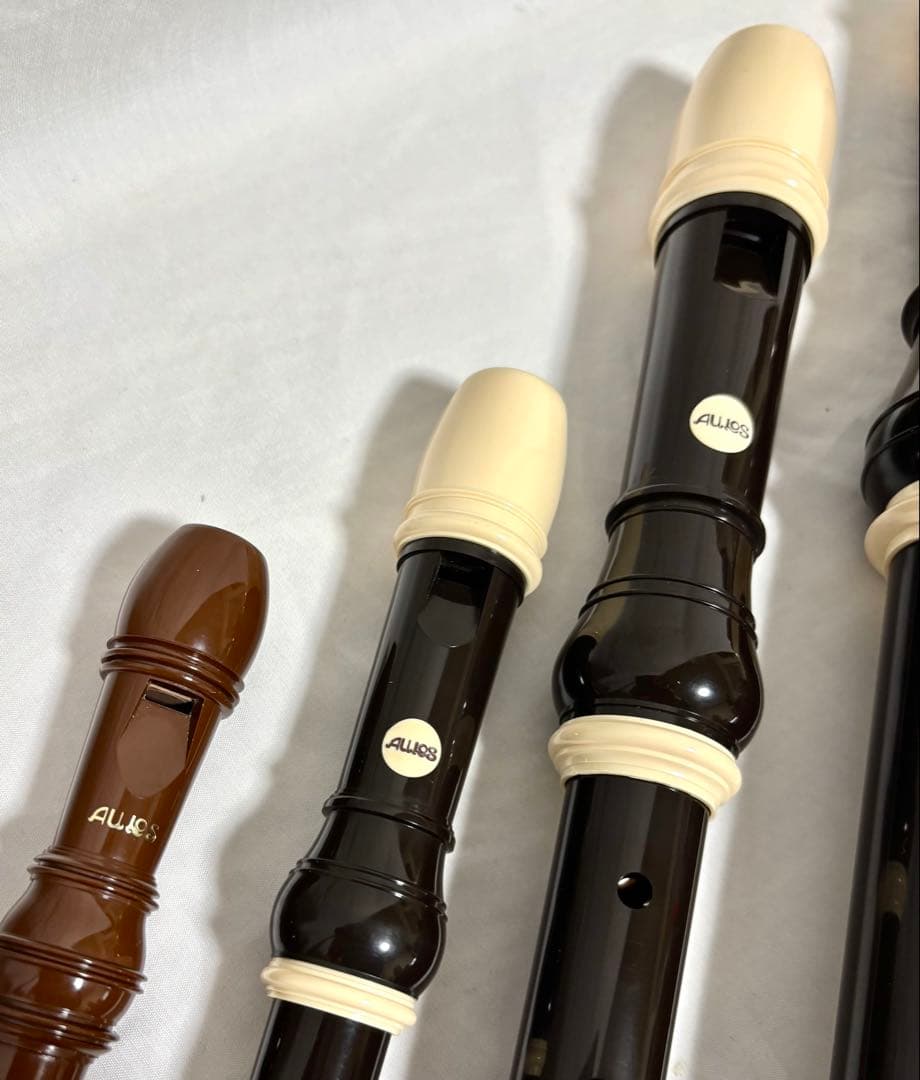 Aulos リコーダーセット 4本 日本製