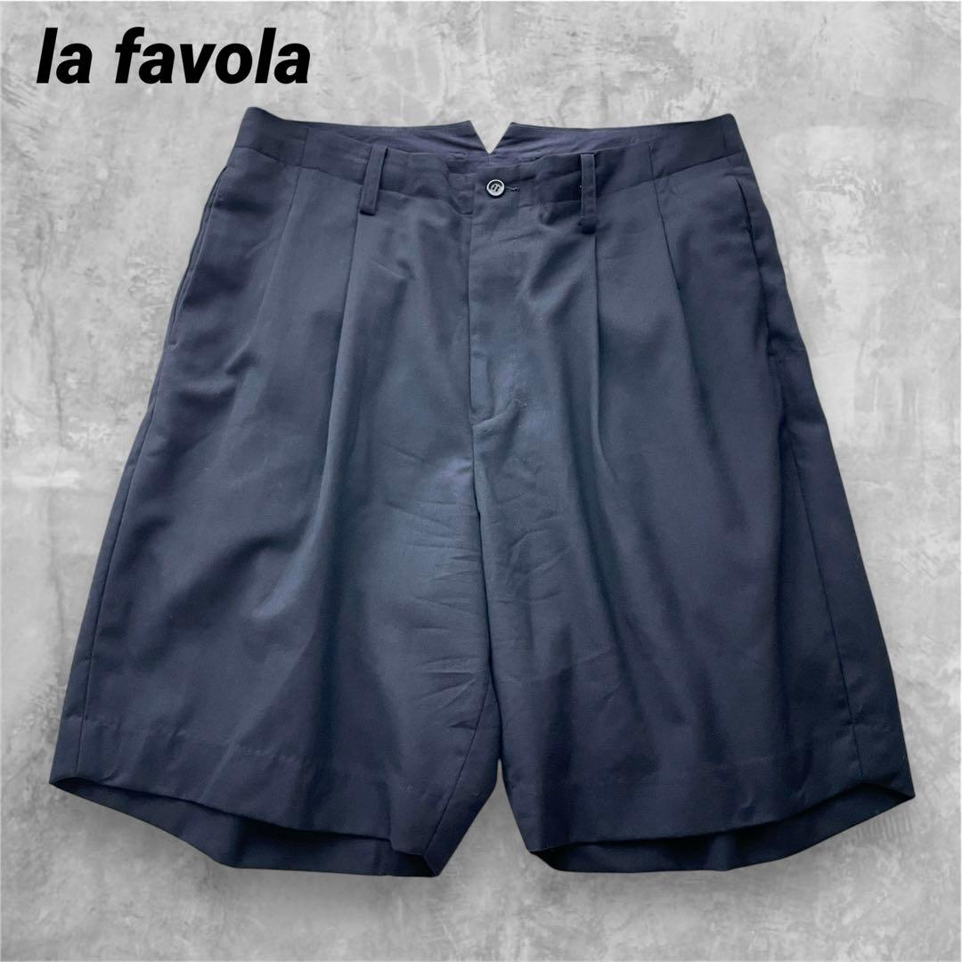 【わたしたわし ✨】la favola ラファーボラ ハーフパンツ 紺色3