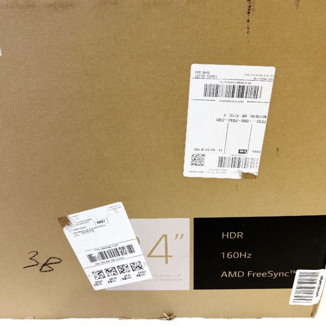 未使用級　LG 34インチ　ゲーミングモニター　34WP60C 本体 曲面