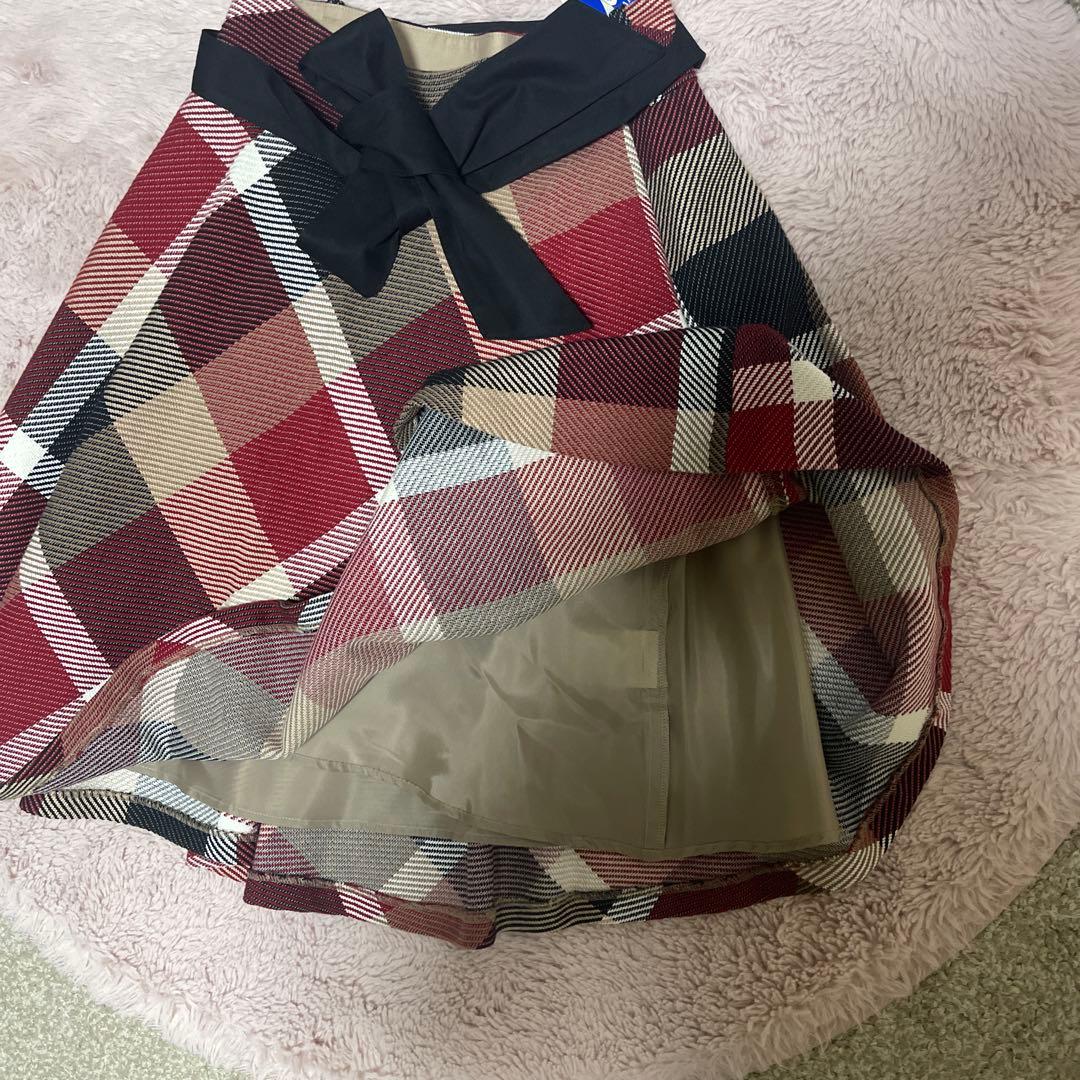 BLUE LABEL CRESTBRIDGE ツイードスカート 定価24000円