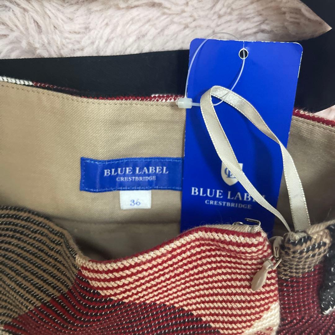 BLUE LABEL CRESTBRIDGE ツイードスカート 定価24000円