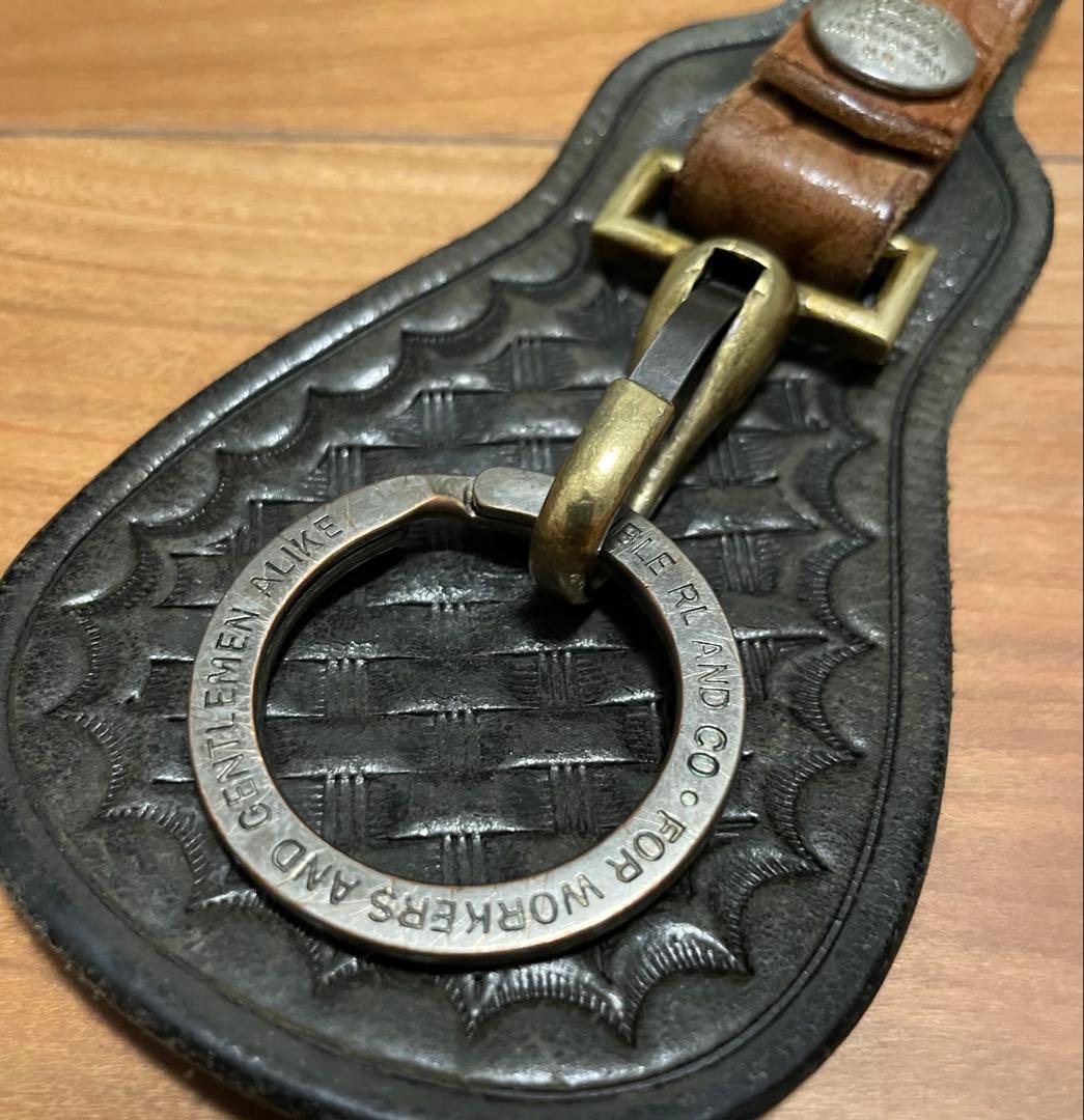RRL レザーキーフォブ　キーホルダー