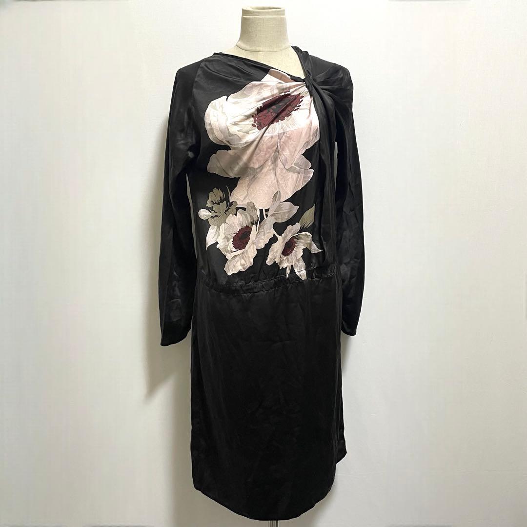 ARMANI COLLEZIONI アルマーニ フラワー ドレス ワンピース