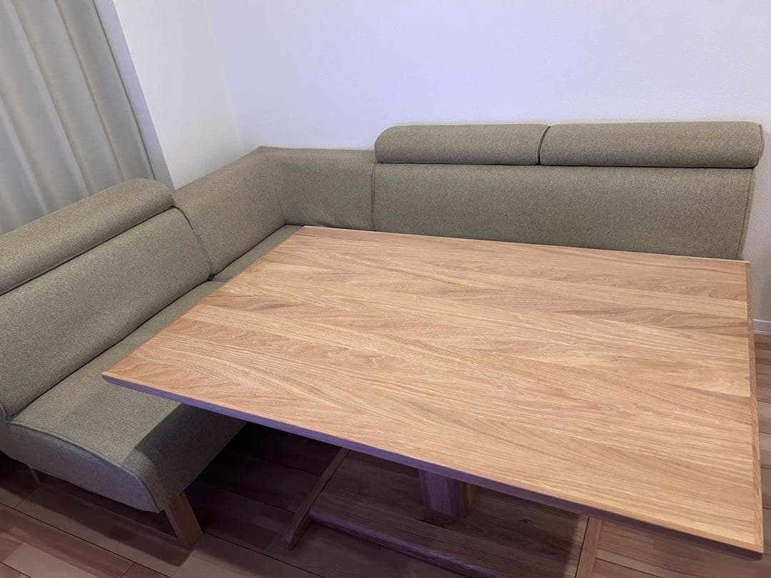 3/末まで【美品】シギヤマ家具 ソファダイニングセット サボナ2